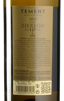 Sauvignon Blanc Ried Zieregg IZ 2015