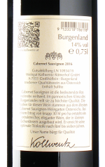 Kollwentz - Cabernet Sauvignon 2016