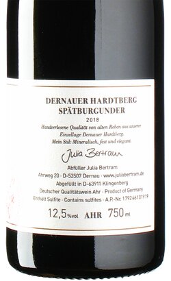 Sptburgunder Hardtberg 2018