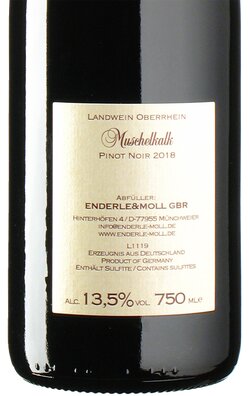 Pinot Noir Muschelkalk 2018