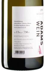 Adams - Weißburgunder »Kaliber 9« 2018