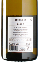 Seckinger - »R« Blanc Pure 2019 *bio