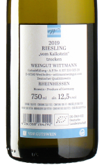 Wittmann - Riesling vom Kalkstein 2019 *bio
