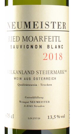 Sauvignon Blanc Ried Moarfeitl 2018