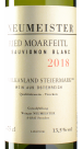 Neumeister - Sauvignon Blanc Ried Moarfeitl 2018 *bio