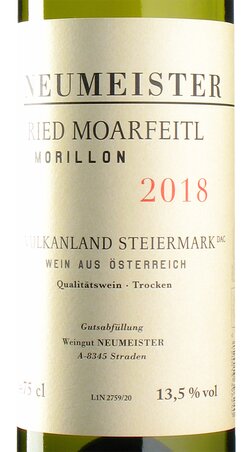 Morillon Ried Moarfeitl 2018