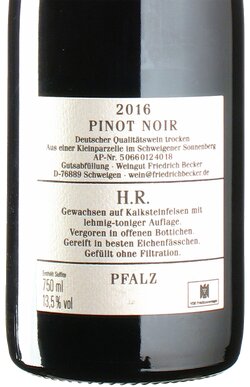 Pinot Noir Heydenreich 2016