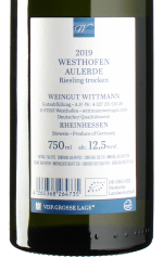 Wittmann - Riesling Aulerde GG 2019 *bio *L *C