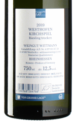 Wittmann - Riesling Kirchspiel GG 2019 *bio *L *C